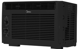 Midea 5,000 BTU 115V Mechanical Window Air Conditioner, Black - $225.38