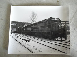 Vintage Train Photograph Erie Lackawanna 3661 Locomotive on the Rails LOOK - $17.82