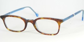 L.A. Eyeworks Hayden 372 Mottled Brown /BLUE Eyeglasses Lae Los Angeles 46mm - £76.31 GBP