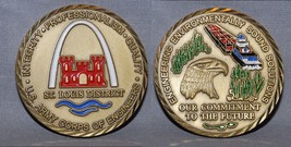 Army Engineers St. Louis District Arch Environmental Solutions Challenge Coin - £18.37 GBP