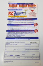 Kmart Smart Plan Service Plan 1996 Registration Card Sales Bill Replacem... - £15.11 GBP