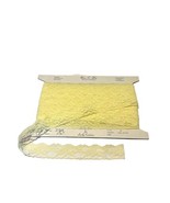 Rose E. Dee Lingerie Yellow Scalloped Floral Lace Trim Roll appx 36yd  1... - £40.97 GBP