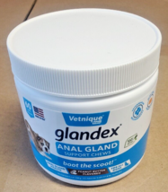 GLANDEX Anal Gland Support Peanut Butter  flavor. Soft Chews Dogs 60 Ct ... - £17.08 GBP