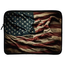 Flag 16&quot; Laptop Sleeve - American Graphic Laptop Sleeve - Art Laptop Sle... - £27.61 GBP