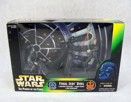 Star Wars Potf Final Jedi Duel 3 Figure Pk Emperor Palpatine Darth Vader Luke Nw - £17.93 GBP