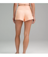 NWT LULULEMON PCHB Peach Bellini Ribbed Softstreme High Rise 2&quot; Shorts 4 - $80.99