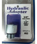 Hydraulic Adapter 5/8&quot; MALE ORING X 1/2” FEMALE ORING - €17,32 EUR