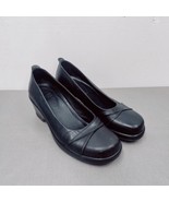 Dansko Black Leather Clogs Shoes size 39 US 8.5-9 Nursing Work Shoes - £32.99 GBP