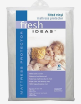 Fresh Ideas Waterproof Vinyl Fitted Mattress Protector, Queen UPC 010482... - $19.31