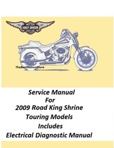 2009 Harley Davidson Road King Shrine Touring Models Service Manual  - £20.26 GBP