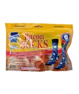 Main and Local Bacon Socks 1 Pair Unisex One Size Bacon Pouch Novelty Socks - $18.99 CAD