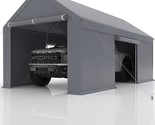 Carport Portable Garage, With Heavy Duty Carport Canopy, Reinforced Stee... - $862.99