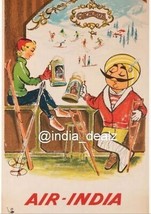 Air India Geneva pubblicità vintage foto a colori fotografia ristampa artistica - £5.79 GBP+