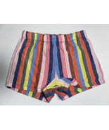Carter&#39;s Linen-Blend Multicolored Striped Shorts Size 12M NWOT - $16.24 CAD