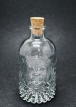 Clear Hobnail Vintage Style Glass Round Apothecary Jar with Cork Height ... - $14.60