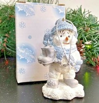 Snow Buddies Skatin&#39; Encore 94213 Christmas Tree Ornament Boxed 1999 VTG - £7.38 GBP