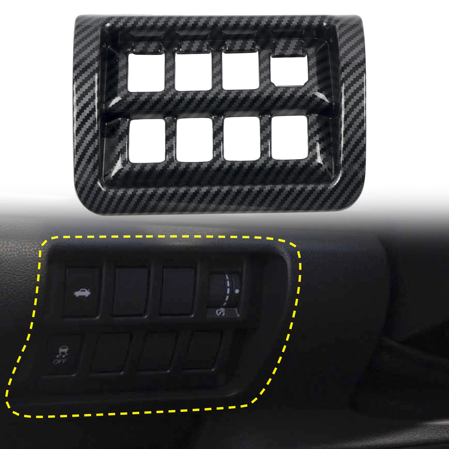 For Subaru WRX/ WRX STi 2022 2023 Car Accessories ABS Plastic Interior Headlight - £20.85 GBP