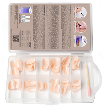 Gelish Soft Gel Nail Tips - Medium Coffin Light Nude, 120 Count image 2