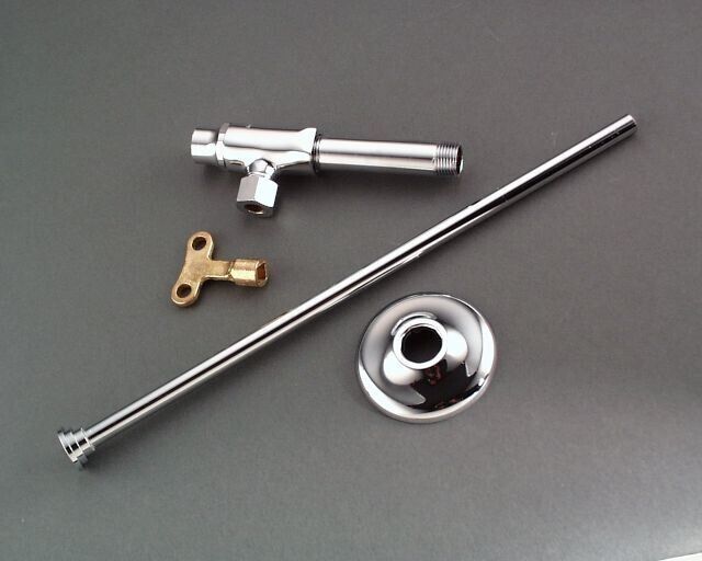 Kohler 7639-CP Angle supply with loose-key stop annealed vertical tube C... - $29.69