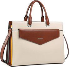 Briefcase for Women Laptop Tote 15.6 Inch Genuine Leather  - £214.53 GBP