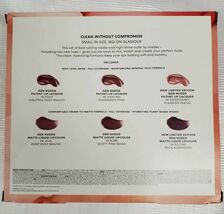 New bareMinerals * A LITTLE LIP * 6pc Mini Gen Nude Matte & Shine Lip Set image 2