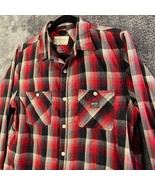 Denim &amp; Supply Ralph Lauren Shirt Womens Large Red Plaid Soft Button Up ... - £10.92 GBP