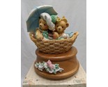 Cherished Teddies Beth And Blossom Friends Are Never Far Apart Music Box... - $26.72