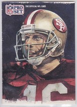 N) 1991 NFL Pro Set Football Trading Card Joe Montana #387 - £1.53 GBP
