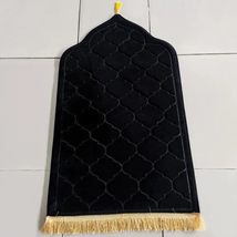 AAI- Flannel Prayer Mat Worship, Embossing Floor Carpets Non-Slip Soft Portable  - $27.71