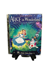 Children&#39;s Little Golden Disney  Alice in Wonderland Meets the White Rabbit 1951 - £3.15 GBP