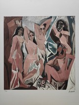 Pablo Picasso Signed - Les Demoiselles d&#39;Avignon - Certificate SPADEM Paris - £100.91 GBP