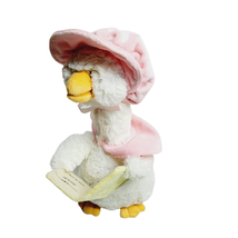 Cuddle Barn Mother Goose Animated Plush 14 Inch Pink Bonnet Tells Nursery Rhymes - £11.66 GBP
