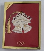 Lenox Our First Christmas Together 2001 Wedding Bells Marry Christmas Ornament - $12.99