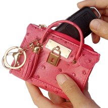 Mini Bag Keychain Creative Headphone Bag Women Car Purse Pendants - £13.42 GBP+