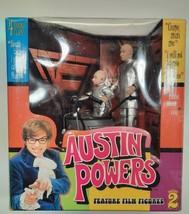 1999 AUSTIN POWERS Dr. Evil &amp; Mini Me with The Mini Me Mobile, actions figures - £35.59 GBP