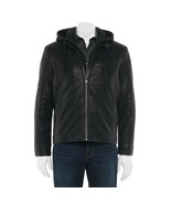 Men&#39;s Apt. 9® 4-Pocket Removable Bib Hooded Jacket $200 B4HP - $51.53 CAD