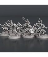 3D Printed STL Miniatures Temple Guardians Set 28 - 32mm War Gaming D&amp;D - €16,90 EUR+