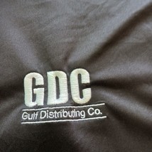 Vansport GDC Gulf Distributing Co. Employee Uniform Polo Black Shirt Mens Sz 4XT image 4