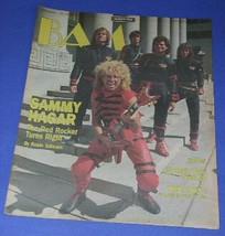 Eddie Van Halen Sammy Hagar Bam Magazine Vintage 1984 - £31.23 GBP