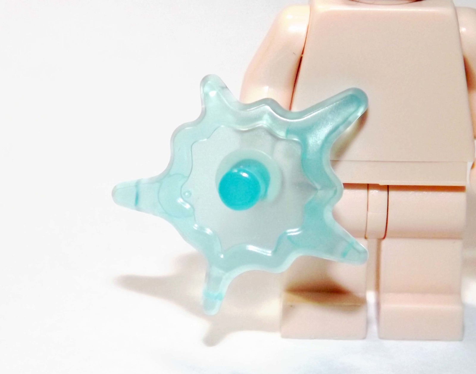 Gift Minifigure Hand power element Weapon light blue for Fast Ship - $2.48