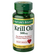 Nature&#39;s Bounty Red Krill Oil 30 Softgels 500 mg Free Ship Discount on 2... - $20.85
