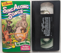Disney Sing Along Songs The Jungle Book The Bare Necessities (VHS, 1996) - £8.68 GBP