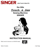 Singer Little Touch &amp; Sew 67A Instructions Manual PDF Copy 4G USB Stick - $19.50