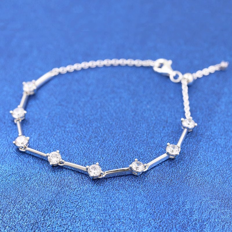 Primary image for 925 Sterling silver Sparkling Bars Bracelet 593009C01