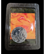 Jurassic Park Lost World 1997 Collectible Coin Velociraptor Dinosaur Sealed - $34.74 CAD