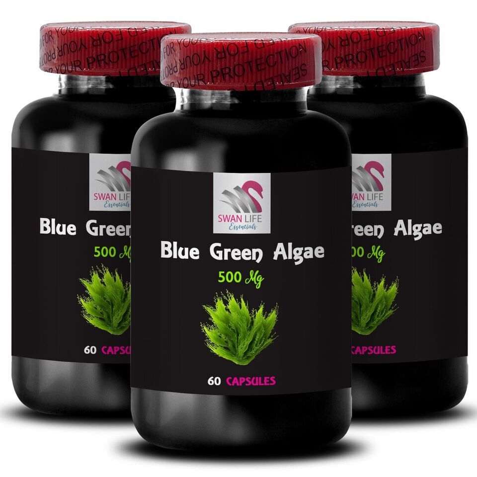 Algae Power Boost - BLUE GREEN ALGAE - Antioxidant Algae Blend 3 Bottle ...