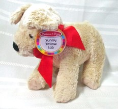 Sunny Yellow Lab Plush Toy with Tag Melissa &amp; Doug 9&quot; Tall - $9.95