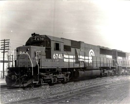 Conrail Photo Locomotives 6741 SD50 Dayton Ohio 10 March 1987 Glossy 8 x 10 - £4.87 GBP