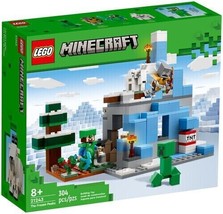 LEGO Minecraft The Frozen Peaks (21243) 304 Pcs NEW Sealed (See Details) - £33.43 GBP
