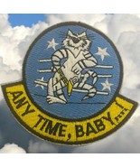 Grumman F-14 Tomcat Embroidered Patch, Top Gun Naval Aviation Any Time B... - $16.56 CAD